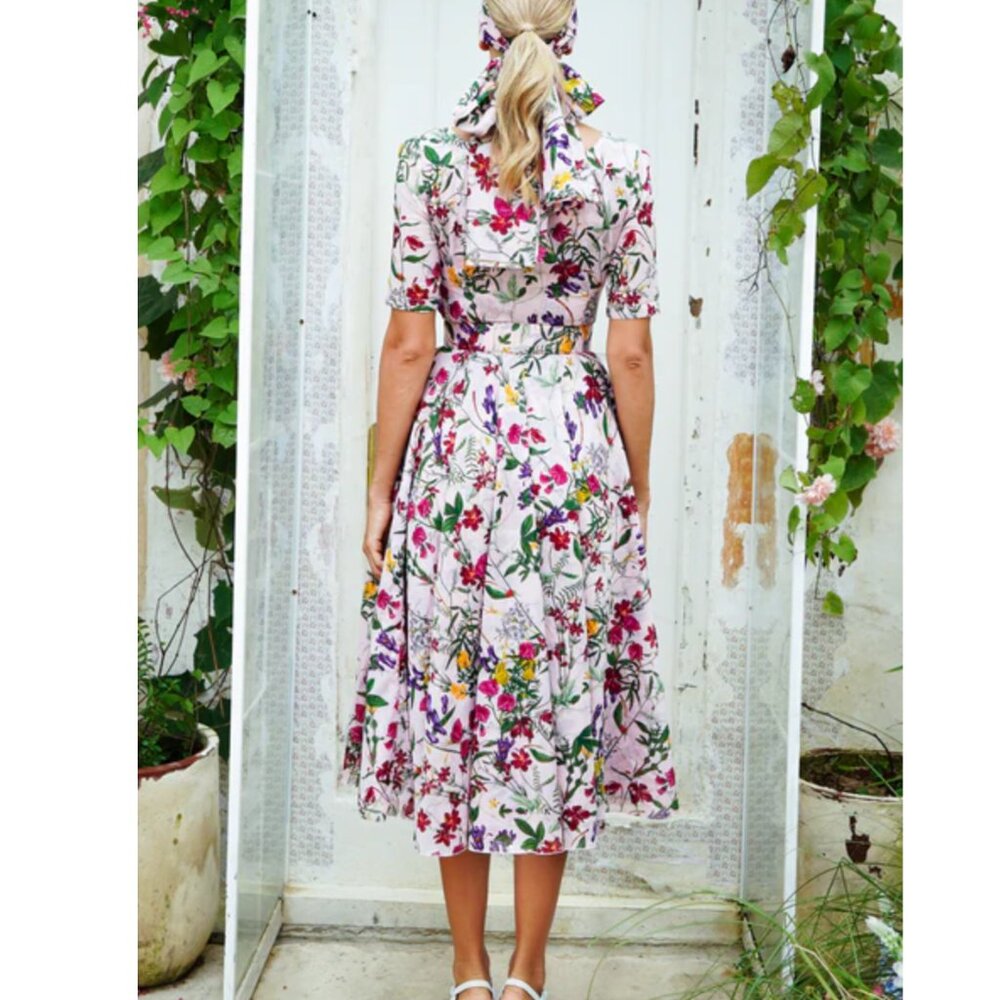 Samantha Sung Musola Dress USA small - Picture 2 of 13